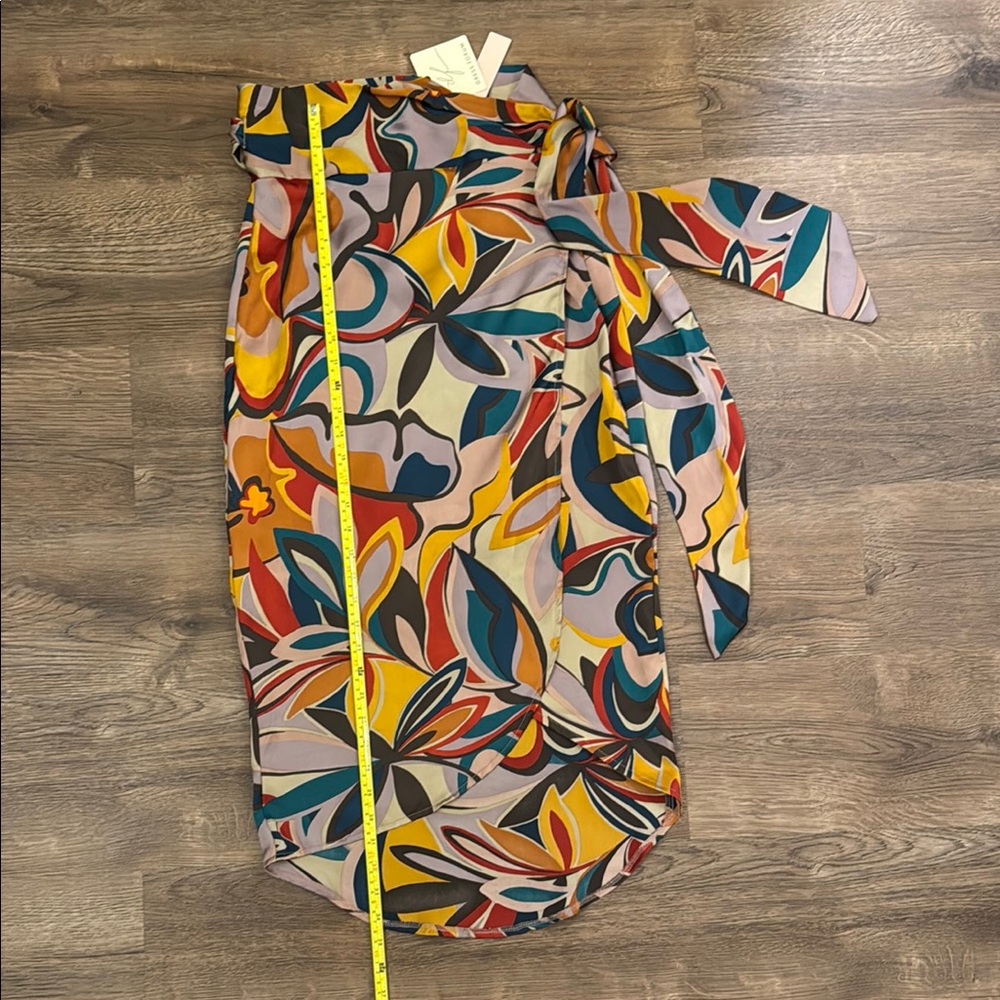 Dress Forum Floral Wrap Skirt